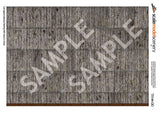 TX144-OO Corrugated Asbestos Roofing (Pack Of 5) - OO/4mm/1:76