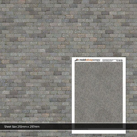 TX149-OO Staffordshire Blue Diamond Paving (Pack of 5) OO/4mm/1:76
