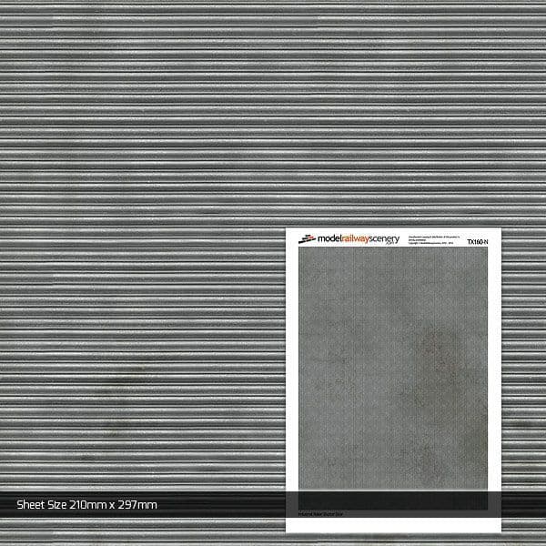 TX160-N Industrial Roller Shutter Door Texture Paper(Pack of 5) - N/2mm/1:148