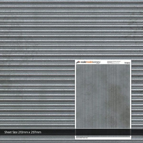 TX160-O Industrial Roller Shutter Door Texture Paper (Pack of 5) - O/7mm/1:43