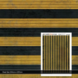 TX175-OO Horizontal Hazard Stripe Roller Shutter Door (Pack of 5) OO/4mm/1:76