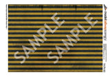 TX175-OO Horizontal Hazard Stripe Roller Shutter Door (Pack of 5) OO/4mm/1:76