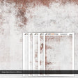 TX178-50 Weathered White Painted Brick Paper (Pack of 5) - 1:50 Scale