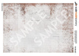 TX178-OO Weathered White Painted Brick Texture Paper (Pack of 5) - OO/4mm/1:76