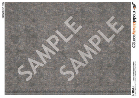 TX184-N Mixed Grey Roof Slates Texture Paper (Pack of 5) - N/2mm/1:148