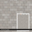TX193-N 3ft x 2ft Concrete Paving Slabs Pristine Texture Paper (Pack of 5) - N/2mm/1:148