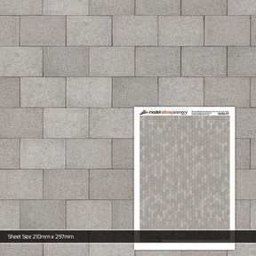 TX193-TT Concrete Paving Slabs Pristine (Pack of 5) - TT/3mm/1:100