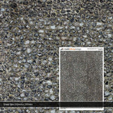 TX197-O Flint Stone Wall Texture Paper (Pack of 5) - O/7mm/1:43
