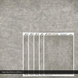 TX199-50 Weathered Light Grey Concrete Paper (Pack of 5) - 1:50 Scale