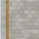 TX202-N Buff Slabbed Modern Platform Texture Paper (Pack of 5) - N/2mm/1:148