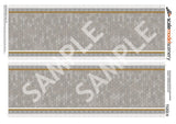 TX202-N Buff Slabbed Modern Platform Texture Paper (Pack of 5) - N/2mm/1:148