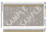 TX202-OO Slabbed Modern Platform Texture Sheets (Buff) (Pack of 5) OO/4mm/1:76