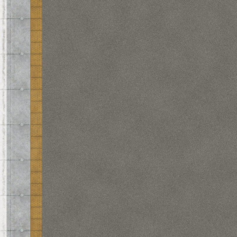 TX205-OO Weathered Black Asphalt Platform Texture Sheets (Buff Tactile Paving Pk of 5) OO/4mm/1:76