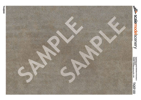 TX207-OO Weathered Treadplate Texture Paper (Pack of 5) - OO/4mm/1:76