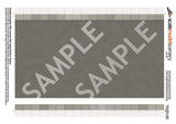TX225-OO Weathered Asphalt With Concrete Coping Platform Texture Sheets ( Pack of 5) OO/4mm/1:76