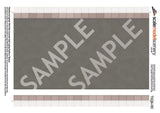 TX226-OO Weathered Asphalt With Pink Concrete Coping Platform Texture Sheets ( Pk of 5) OO/4mm/1:76
