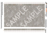 TX228-OO Concrete Slab Platform Texture Sheets With Concrete Coping ( Pk of 5) OO/4mm/1:76