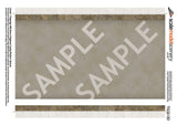 TX232-OO Gravel Platform Texture Sheets With Brown Flagstone Coping ( Pk of 5) OO/4mm/1:76