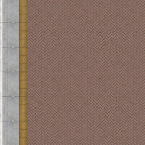 TX236-OO Pink Herringbone Platform Sheets With Network Rail Coping ( Pk of 5) OO/4mm/1:76