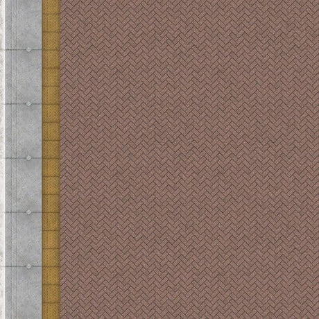 TX236-OO Pink Herringbone Platform Sheets With Network Rail Coping ( Pk of 5) OO/4mm/1:76
