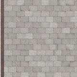 TX242-OO Slabbed Platform Texture With Red Brick Coping (Pk of 5) OO/4mm/1:76