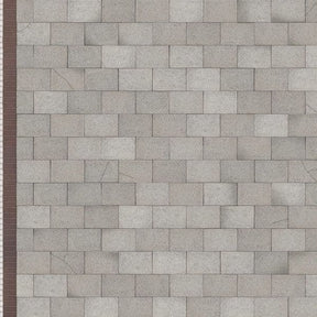 TX242-OO Slabbed Platform Texture With Red Brick Coping (Pk of 5) OO/4mm/1:76