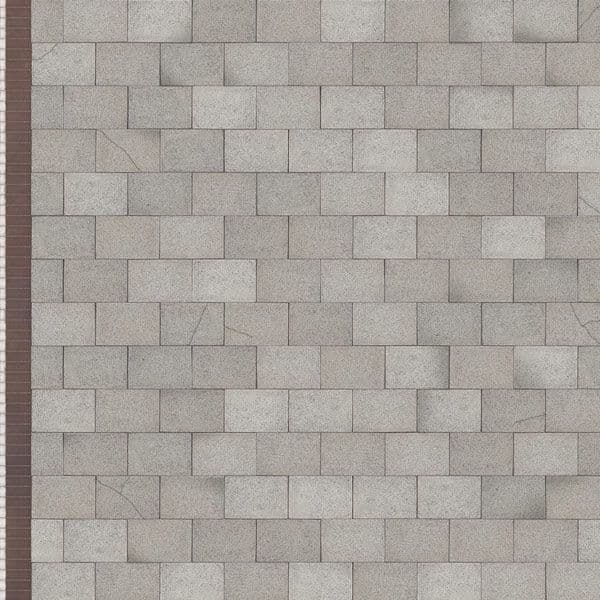 TX242-OO Slabbed Platform Texture With Red Brick Coping (Pk of 5) OO/4mm/1:76