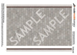 TX242-OO Slabbed Platform Texture With Red Brick Coping (Pk of 5) OO/4mm/1:76