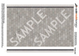 TX243-OO Slabbed Platform Texture With Blue Brick Coping (Pk of 5) OO/4mm/1:76