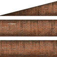 TX244-OO English Bond Weathered Red Brick Platform Wall Wraps - OO/4mm/1:76