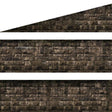 TX247-OO Dark Weathered Stone Ashlar Platform Wall Wraps - OO/4mm/1:76