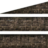 TX247-OO Dark Weathered Stone Ashlar Platform Wall Wraps - OO/4mm/1:76
