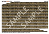 TX248-OO Yellow Weathered Stone Ashlar Platform Wall Wraps - OO/4mm/1:76
