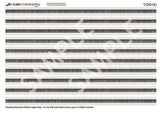 TX259-OO English Bond Weathered Blue Brick Platform Wall Wraps (18mm to 20mm high) - OO/4mm/1:76