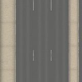 TX261-OO Motorway Hard Shoulder & Central Reservation Texture Paper (Pack of 4) - OO/4mm/1:76