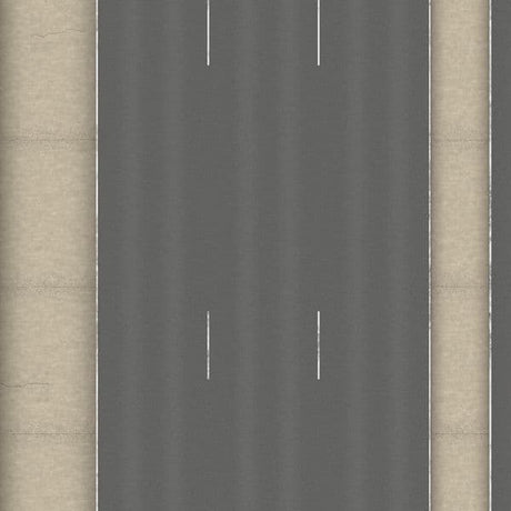 TX261-OO Motorway Hard Shoulder & Central Reservation Texture Paper (Pack of 4) - OO/4mm/1:76