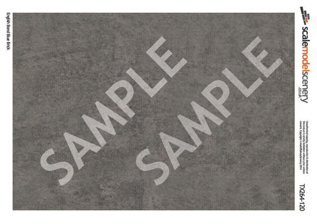 TX264-120 English Bond Blue Brick Texture Paper (Pack of 5) - TT:120