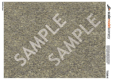 TX268-N Yorkshire Stone Texture Paper (Pack of 5) - N/2mm/1:148