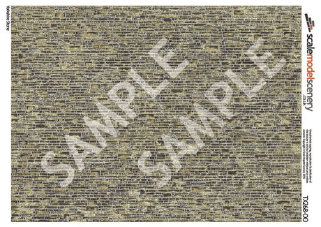 TX268-OO Yorkshire Stone Texture Paper (Pack of 5) - OO/4mm/1:76