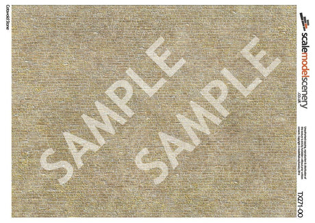 TX271-OO Cotswold Stone Brick Texture Paper (Pack of 5)  - OO/4mm/1:76