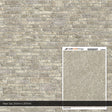 TX285-OO Light Grey Ashlar Stone Texture Paper (Pack of 5) - OO/4mm/1:76