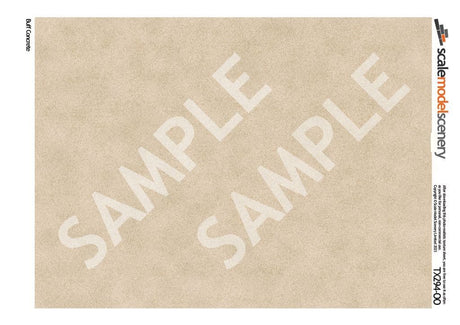 TX294-OO Buff Concrete Texture Paper (Pack of 5) - OO/4mm/1:76