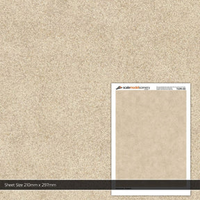 TX295-OO Weathered Buff Concrete Texture Paper (Pack of 5) - OO/4mm/1:76