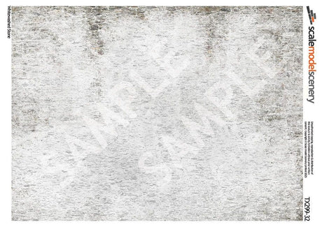 TX299-32 Weathered Whitewashed Stone (Pack of 5) - 1:32