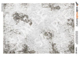 TX299-OO Weathered Whitewashed Stone Texture Paper (Pack of 5) - OO/4mm/1:76