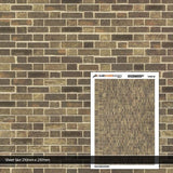 TX302-18 Yellow Weathered Brick (Pack of 5) - 1:18 Scale
