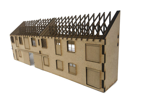 UW2001-OO Large Dockside Warehouse Scratch Building Kit - OO / 4mm / 1:76
