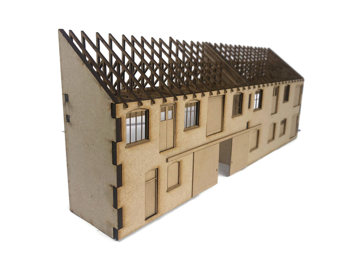 UW2001-OO Large Dockside Warehouse Scratch Building Kit - OO / 4mm / 1:76