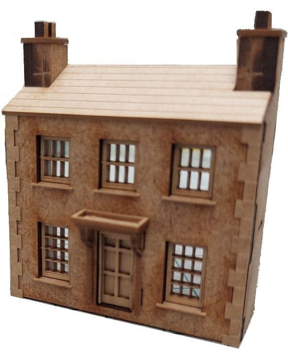 UW2005-N Low Relief Medium Town House - N / 2mm / 1:148