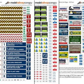 Warehouse & Industrial Unit Signs S002 O/7mm/1:43